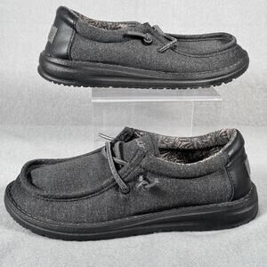 Hey Dude Wally Shoes Youth Boys Size 12 Casual Comfort Loafers Lightweight